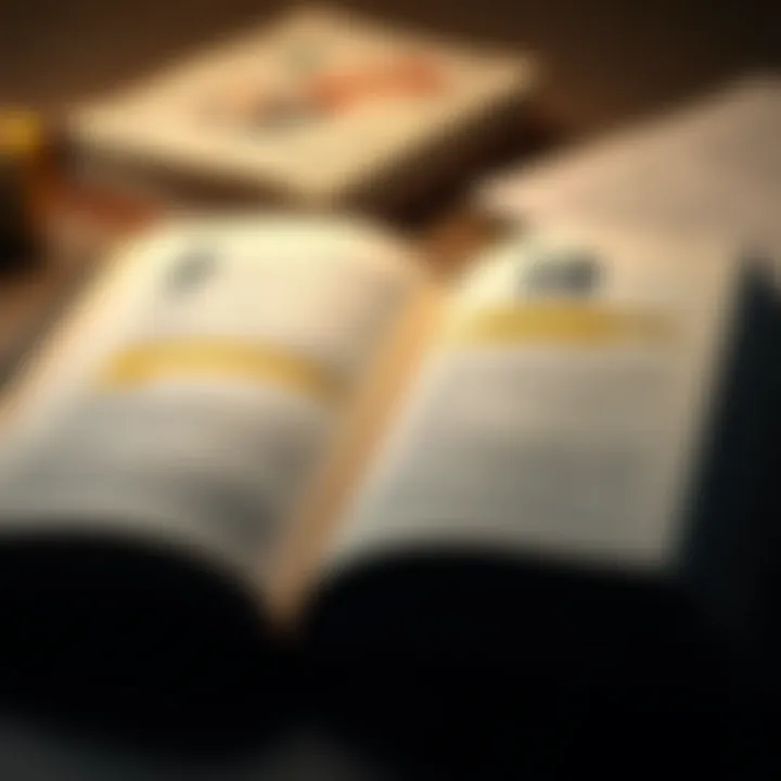 Exploring Economic Theories An open book with highlighted passages and notes on economic theories.