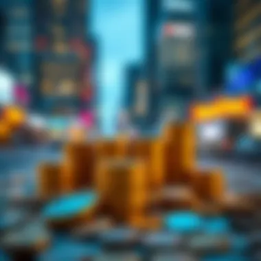 Conceptual image of economic conditions