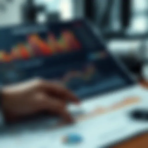 Strategic planning diagram with data analysis