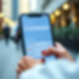 Overview of fund transfer app interface