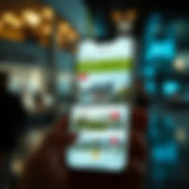 Engaging User Interface for Real Estate Applications User interface of a real estate app showcasing property listings