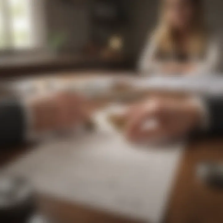 A conceptual diagram depicting fees associated with mortgage brokers