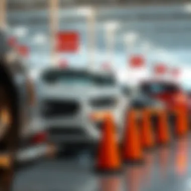 Customer Service Ratings of Top Auto Lenders A visual representation of customer service ratings for auto lenders