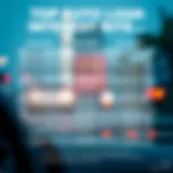 An infographic displaying various auto loan interest rates