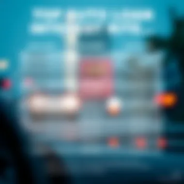 Comparison of Auto Loan Interest Rates An infographic displaying various auto loan interest rates