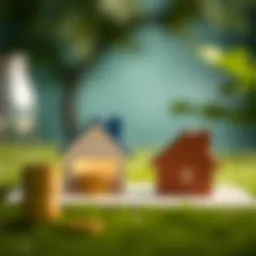 Visual representation of mortgage terms comparison