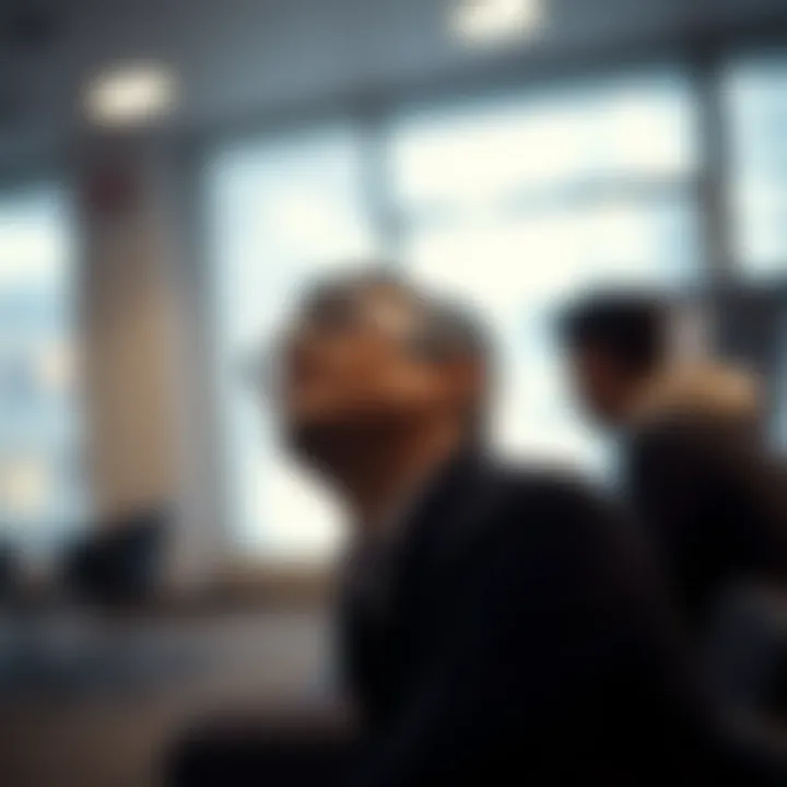 Contemplating Career Advancement An individual contemplating career advancement options