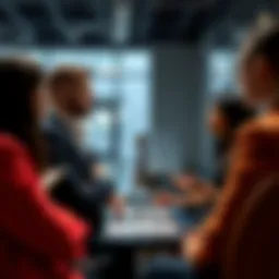 A group of professionals engaged in a strategic discussion