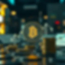 Visual representation of decentralized finance concepts