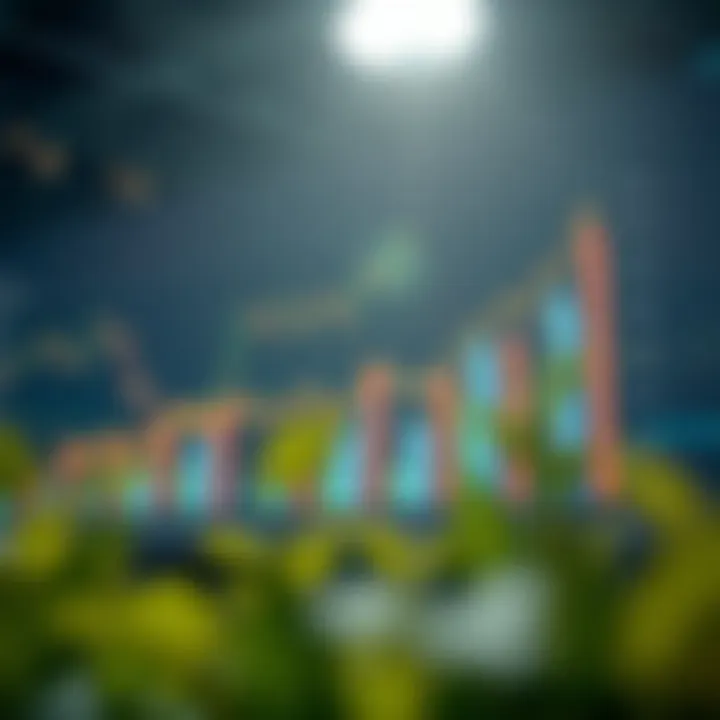 Graph showing the performance of prominent ETFs over time