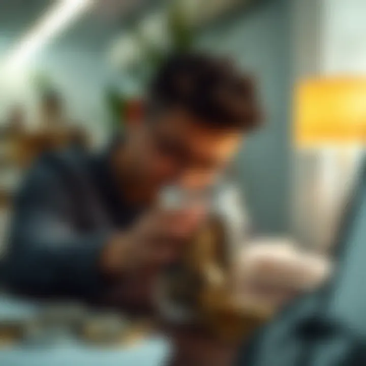 Visual representation of high return savings accounts