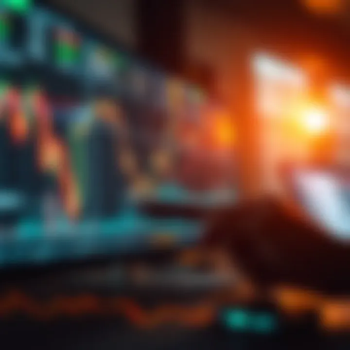 Understanding Forex Analytics A digital interface displaying forex charts and data analysis