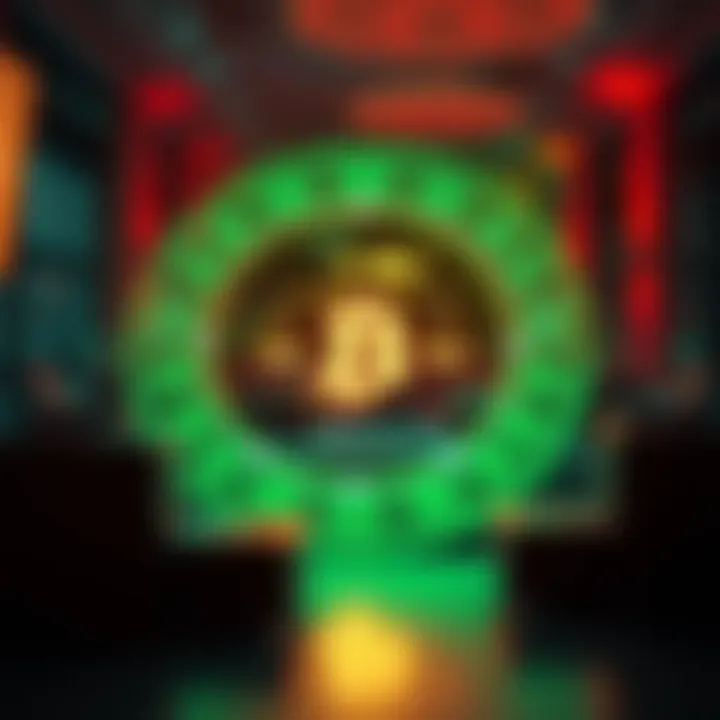 An illustration depicting the regulatory framework for digital currencies