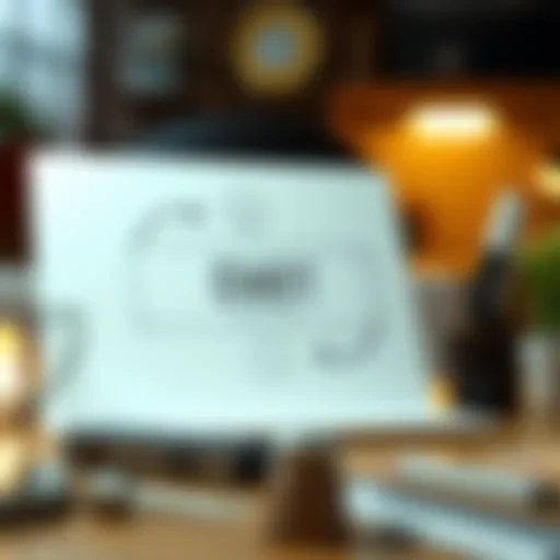 Visual representation of SWOT analysis components