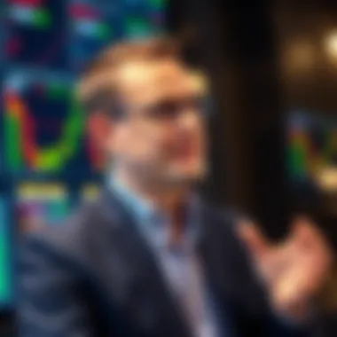 An expert presenting high-frequency trading insights