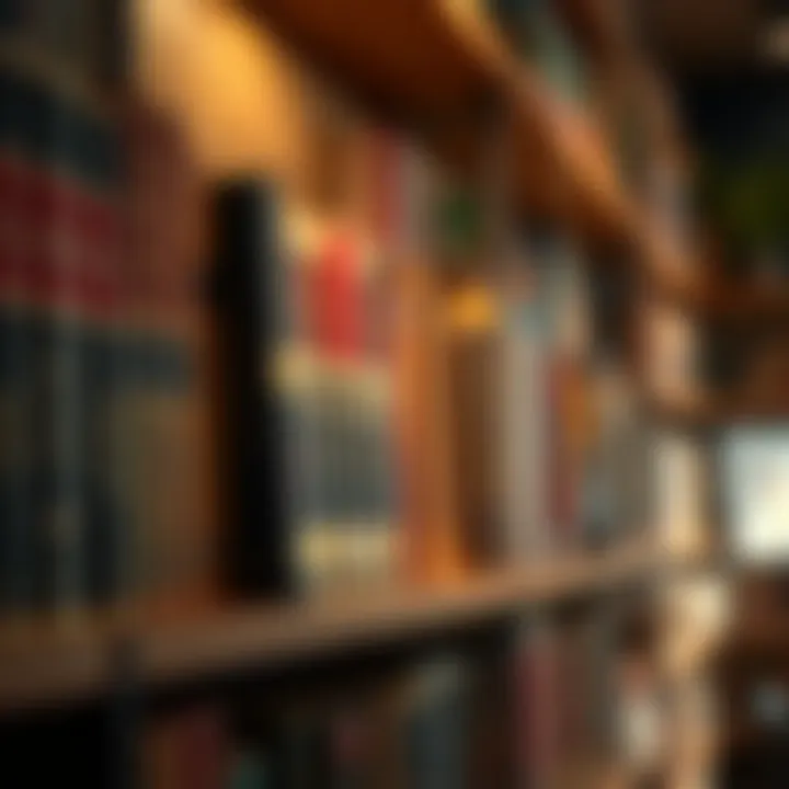 Literature for Traders An inspiring bookshelf filled with trading literature