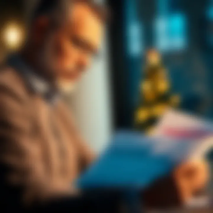 Financial Considerations in Mortgage Insurance Selection A person analyzing financial documents related to mortgage insurance