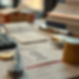 Conceptual illustration of inheritance tax calculations