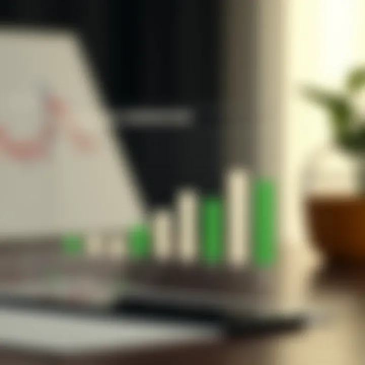 Graph illustrating customer satisfaction ratings