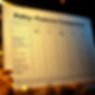 Policy Features Comparison A chart comparing mortgage insurance policy features