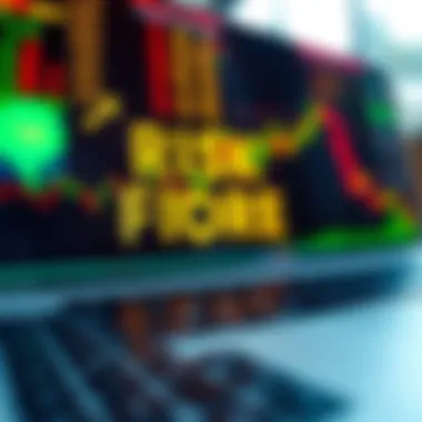 Conceptual illustration of risk management in trading