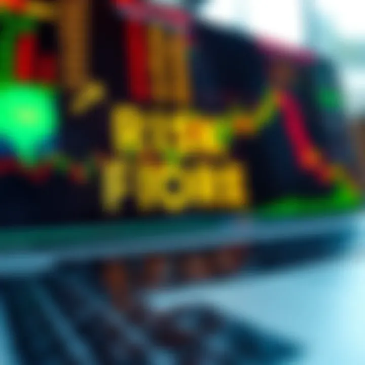 Conceptual illustration of risk management in trading