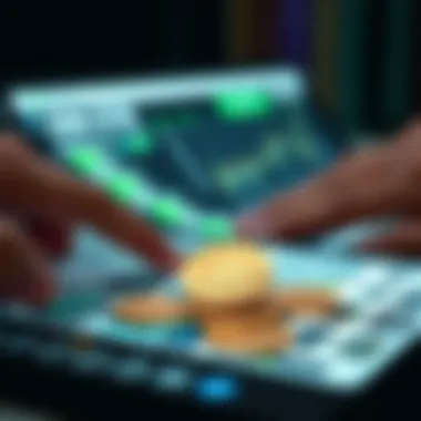 A digital interface for peer-to-peer currency transactions