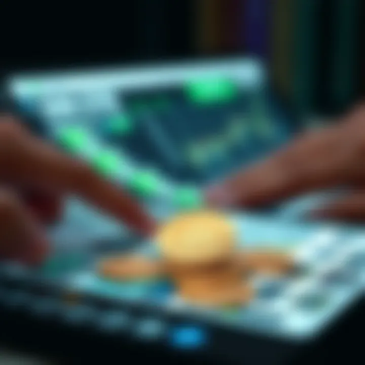 A digital interface for peer-to-peer currency transactions