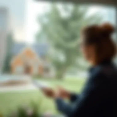 Engaging Clients through Property Showings Real estate agent showing a property