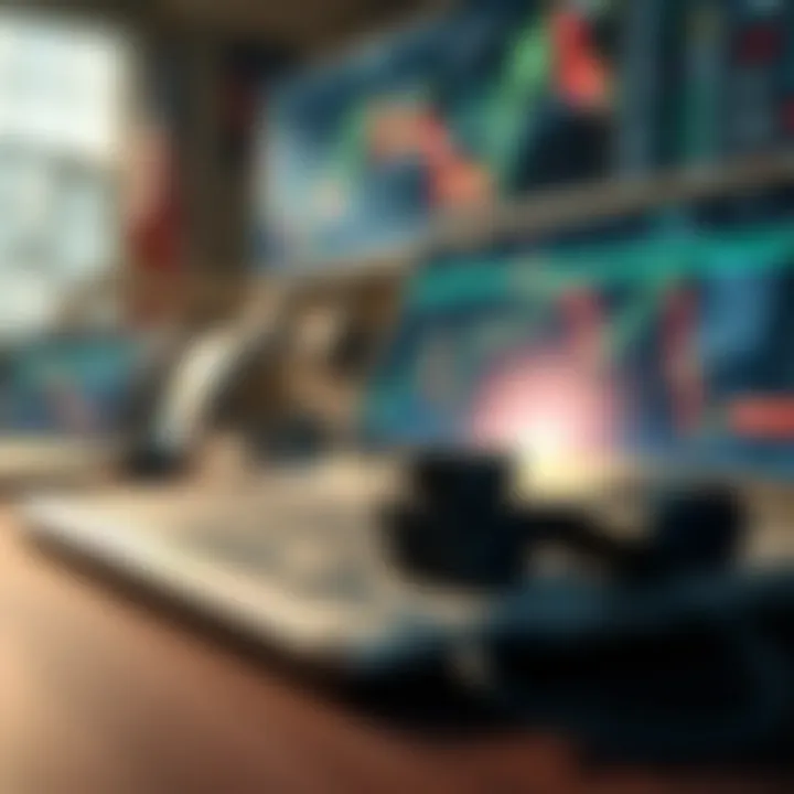 Illustration of trading tools and platforms