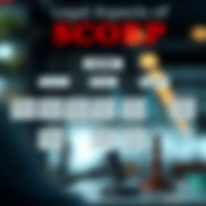 Flowchart showing legal implications of SCORP