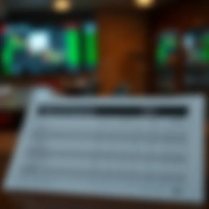 Comparison chart of risks and rewards for stocks and options