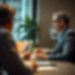 An executive director engaged in a strategic meeting