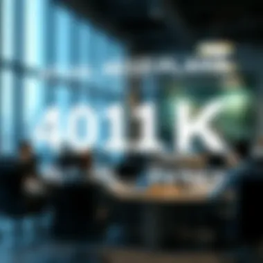 Visual representation of different 401k plan types