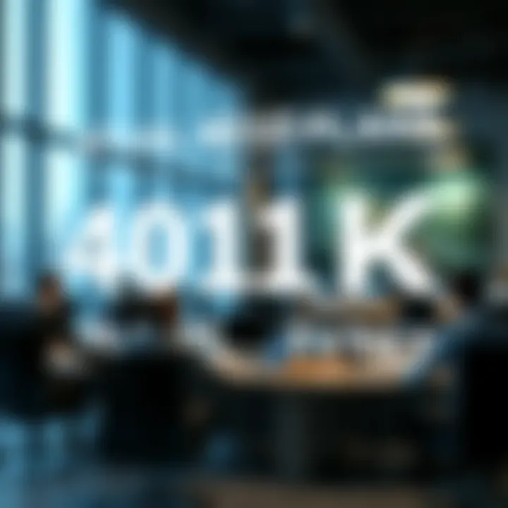 Visual representation of different 401k plan types