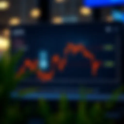 Graph illustrating 401k market fluctuations