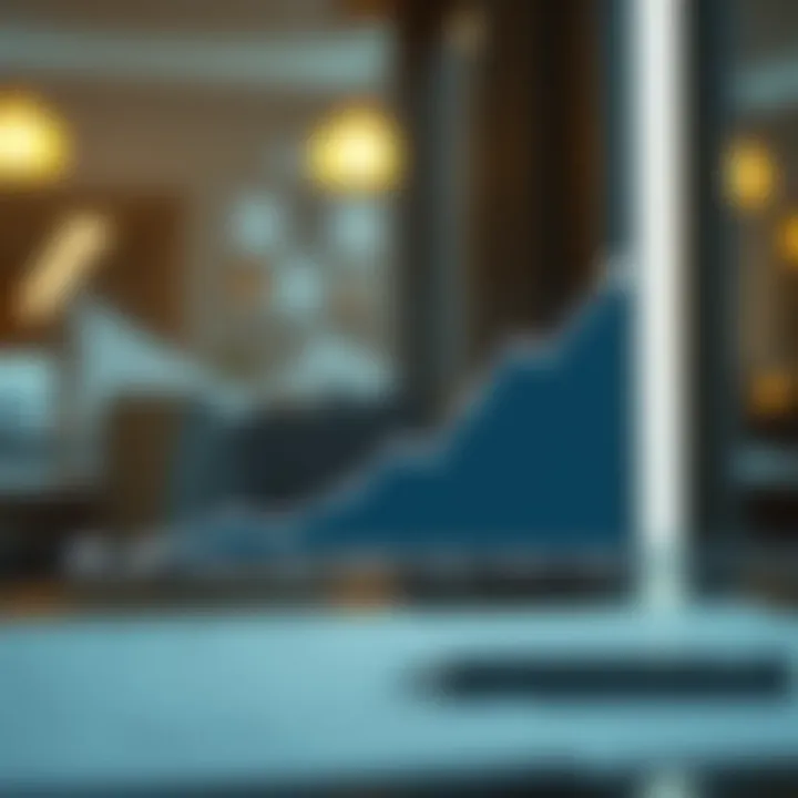 Graph illustrating average cost trends over time