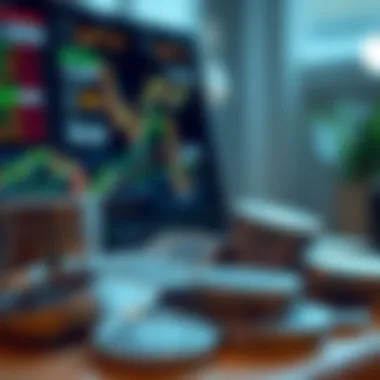 Balanced Investment Portfolio with Blue-Chip Stocks Illustration of a balanced investment portfolio featuring blue-chip stocks