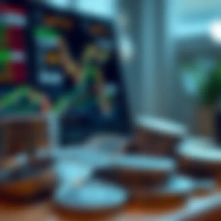 Balanced Investment Portfolio with Blue-Chip Stocks Illustration of a balanced investment portfolio featuring blue-chip stocks