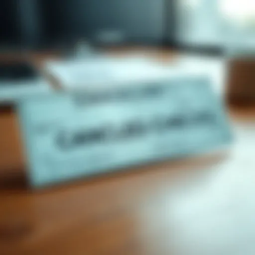 An illustration depicting a cancelled check with clear markings