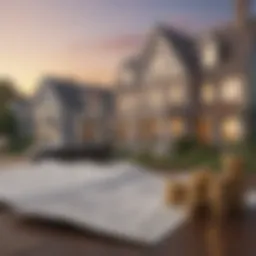 Visual representation of capital gains tax implications on real estate sales