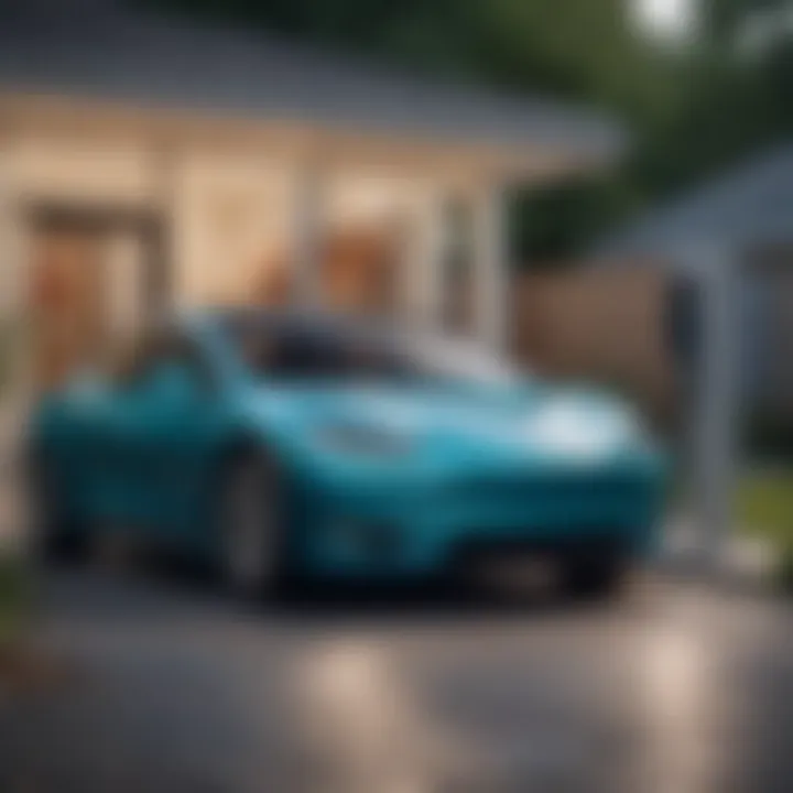 Home charging setup for an electric vehicle