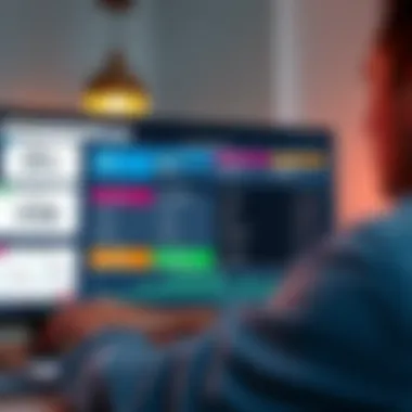 Comparative Overview of Tax Software Variety of tax software options displayed on a screen