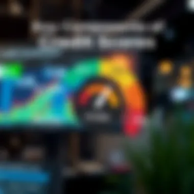 Key Components of Credit Scores Infographic detailing components of credit scores