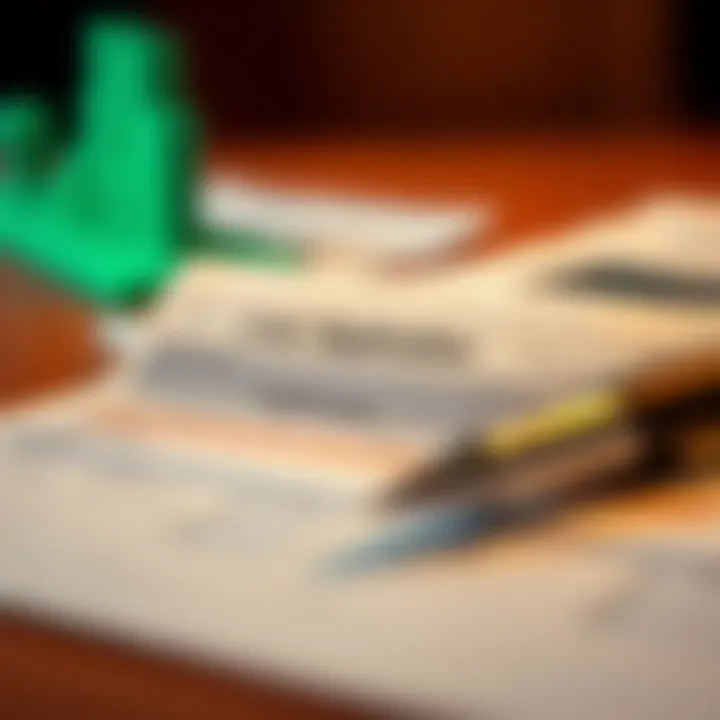 Loan Application and Credit Scores Illustration of loan application process