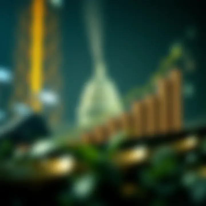 Visual representation of government spending impact on GDP