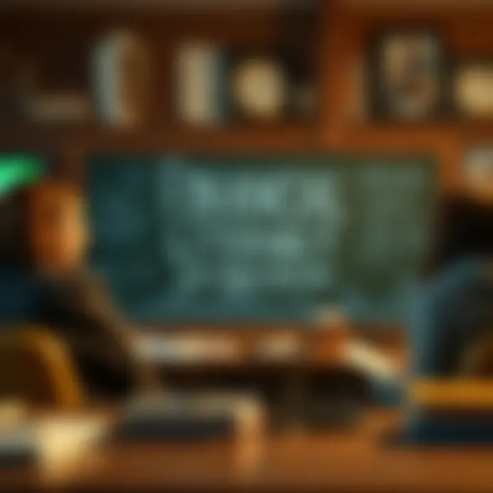 Financial Literacy in Education Visual representation of financial literacy concepts