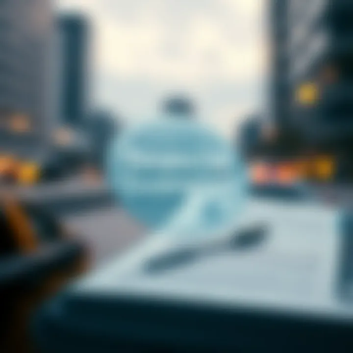 Conceptual illustration of financial guarantees