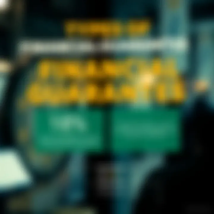 Infographic detailing types of financial guarantees