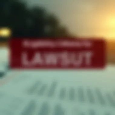 An infographic detailing eligibility criteria for lawsuit loans.